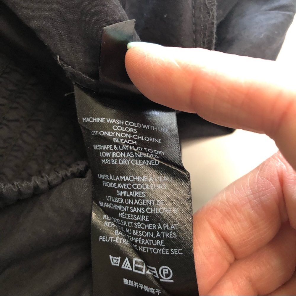 FREE People Louella Embroidered Top XS Lace button up blouse Black NWOT - Picture 11 of 13